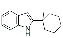 4-METHYL-2-(1-METHYL-CYCLOHEXYL)-1H-INDOLE 结构式