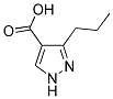 3-PROPYL-1H-PYRAZOLE-4-CARBOXYLIC ACID 结构式