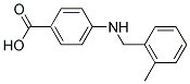 4-[(2-METHYLBENZYL)AMINO]BENZOIC ACID 结构式