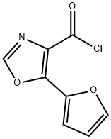 5-(2-Furyl)-1,3-oxazole-4-carbonyl chloride 结构式