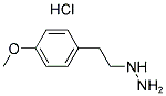 [2-(4-METHOXY-PHENYL)-ETHYL]-HYDRAZINE HYDROCHLORIDE 结构式