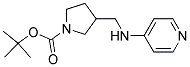 1-BOC-3-[(PYRIDIN-4-YLAMINO)-METHYL]-PYRROLIDINE 结构式