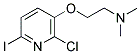 2-CHLORO-6-IODO-3-(2-DIMETHYLAMINOETHOXY)-PYRIDINE 结构式