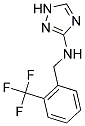 N-(2-(TRIFLUOROMETHYL)BENZYL)-1H-1,2,4-TRIAZOL-3-AMINE 结构式