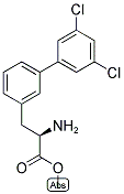 METHYL (2R)-2-AMINO-3-[3-(3,5-DICHLOROPHENYL)PHENYL]PROPANOATE 结构式