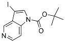TERT-BUTYL 3-IODO-1H-PYRROLO[3,2-C]PYRIDINE-1-CARBOXYLATE 结构式