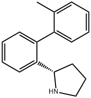 (2S)-2-[2-(2-甲基苯基)苯基]吡咯烷 结构式