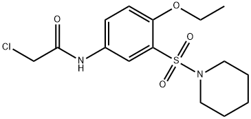 2-氯-N-甲基-N-(4-(甲硫基)苄基)乙酰胺 结构式