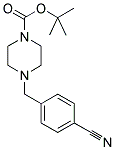 4-(4-CYANOBENZYL)PIPERAZINE-1-CARBOXYLIC ACID TERT-BUTYL ESTER 结构式