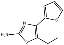 5-ETHYL-4-THIOPHEN-2-YL-THIAZOL-2-YLAMINE 结构式