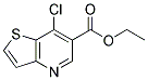 ETHYL 7-CHLOROTHIENO[3,2-B]PYRIDINE-6-CARBOXYLATE 结构式