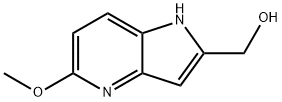 2-羟甲基-5-甲氧基-1氢-吡咯[3,2-B]吡啶 结构式