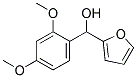 2,4-DIMETHOXYPHENYL-(2-FURYL)METHANOL 结构式