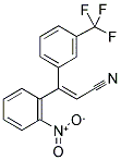 2-NITROPHENYL-3-TRIFLUOROMETHYL-PHENYLACRYLNITRILE 结构式