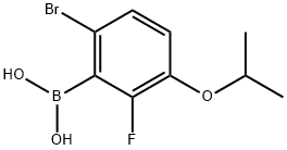 (6-Bromo-2-fluoro-3-isopropoxyphenyl)boronicacid