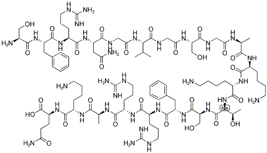 NEUROPEPTIDE S (MOUSE) 结构式
