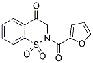 2-(2-FUROYL)-2,3-DIHYDRO-4H-1,2-BENZOTHIAZIN-4-ONE 1,1-DIOXIDE 结构式