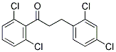 3-(2,4-Dichlorophenyl)-2',6'-dichloropropiophenone 结构式