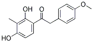 2',4'-DIHYDROXY-2(4'-METHOXYPHENYL)-3'-METHYLACETOPHENONE 结构式