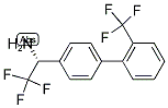 (1R)-2,2,2-TRIFLUORO-1-(4-[2-(TRIFLUOROMETHYL)PHENYL]PHENYL)ETHYLAMINE 结构式