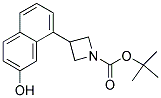 1-BOC-3-(7-HYDROXY-NAPHTHALEN-1-YL)-AZETIDINE 结构式