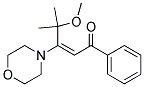 4-METHOXY-4-METHYL-3-MORPHOLIN-4-YL-1-PHENYL-PENT-2-EN-1-ONE 结构式