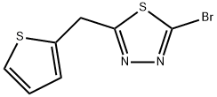 2-Bromo-5-(thien-2-ylmethyl)-1,3,4-thiadiazole 结构式