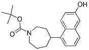 1-Boc-4-(6-hydroxy-naphthalen-1-yl)-azepane 结构式