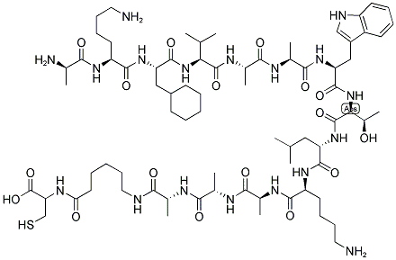 AKCHAVAAWTLKAAA-AHX-C 结构式