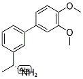 (1R)-1-[3-(3,4-DIMETHOXYPHENYL)PHENYL]ETHYLAMINE 结构式