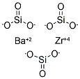 BARIUM ZIRCONIUM SILICATE 结构式