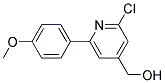 (2-CHLORO-6-(4-METHOXYPHENYL)PYRIDIN-4-YL)METHANOL 结构式