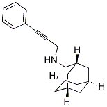 N-(3-PHENYLPROP-2-YNYL)ADAMANTAN-2-AMINE 结构式