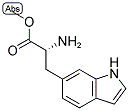 METHYL (2R)-2-AMINO-3-INDOL-6-YLPROPANOATE 结构式