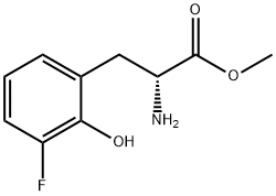 METHYL (2R)-2-AMINO-3-(3-FLUORO-2-HYDROXYPHENYL)PROPANOATE 结构式