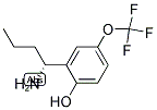 2-((1R)-1-AMINOBUTYL)-4-(TRIFLUOROMETHOXY)PHENOL 结构式