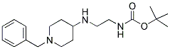 [2-(1-BENZYL-PIPERIDIN-4-YLAMINO)-ETHYL]-CARBAMIC ACID TERT-BUTYL ESTER 结构式