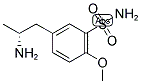 R-(-)-5-(2-氨基丙基)-2-甲氧基苯磺酰胺 结构式