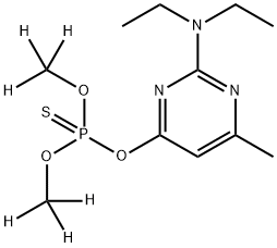 甲基虫螨磷-D6 结构式