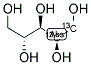 D-[1,2-13C2]ARABINITOL 结构式