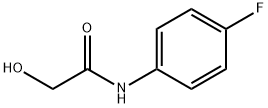 N-(4-氟苯基)-2-羟基乙酰胺 结构式