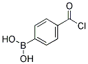 BENZOYLCHLORIDE-4-BORONIC ACID 结构式