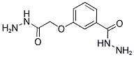 3-(2-Hydrazino-2-oxoethoxy)benzohydrazide 结构式