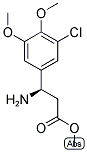 METHYL (3R)-3-AMINO-3-(3-CHLORO-4,5-DIMETHOXYPHENYL)PROPANOATE 结构式