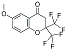 6-METHOXY-2,2-BIS(TRIFLUOROMETHYL)CHROMANE-4-ONE 结构式