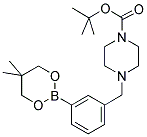 TERT-BUTYL 4-[3-(5,5-DIMETHYL-1,3,2-DIOXABORINAN-2-YL)BENZYL]PIPERAZINE-1-CARBOXYLATE 结构式