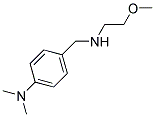 4-(((2-METHOXYETHYL)AMINO)METHYL)-N,N-DIMETHYLANILINE 结构式