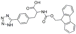 Fmoc-d, L-Phe[4-(5-tetrazoyl)] 结构式