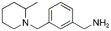 1-(3-[(2-METHYLPIPERIDIN-1-YL)METHYL]PHENYL)METHANAMINE 结构式