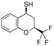 CIS-2-(TRIFLUOROMETHYL)CHROMANE-4-THIOL 结构式